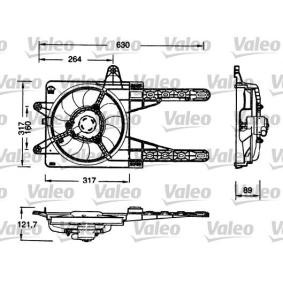 Kühlerlüfter 698178 von VALEO günstig für 111,15 € online kaufen
