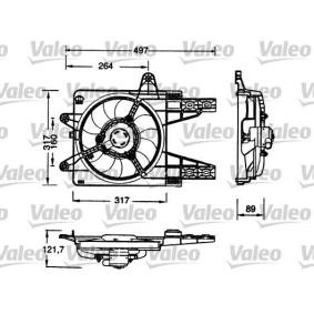 Kühlerlüfter 698179 von VALEO günstig für 154,50 € online kaufen