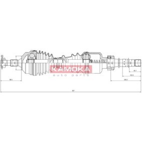 Comprar Árbol de transmisión de KAMOKA CT1138966 a bajo precio de 62,91 €