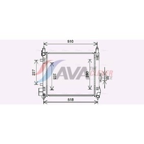 Köp Kondensor, klimatanläggning av AVA COOLING SYSTEMS CT5038D till det låga priset 2147,98 kr