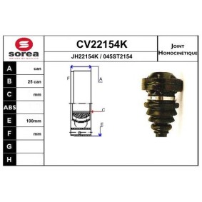 Achetez des Joint homocinétique de chez EAI en ligne pour Omega B Caravan (V94) à prix modérés