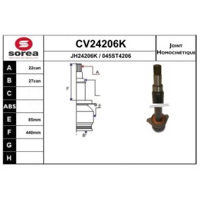 Acquista Kit giunti semiasse da EAI CV24206K a buon mercato per soli 144,28 €