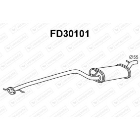Köp Främre ljuddämpare av VENEPORTE DC16028 till det låga priset 591,19 kr