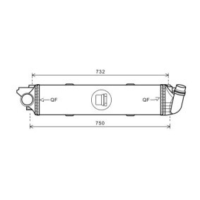 Kjøp Intercooler av DIEDERICHS DCA1103 til den lave prisen 3250,11 NOK