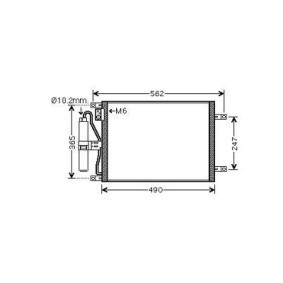 Comprar Condensador, aire acondicionado de DIEDERICHS DCC1111 a bajo precio de 142,38 €