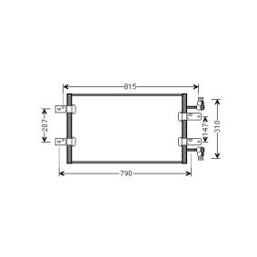Comprar Condensador, aire acondicionado de DIEDERICHS DCC1360 a bajo precio de 171,14 €