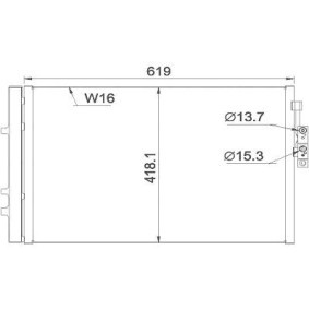 Acquista Condensatore climatizzatore da DIEDERICHS DCC1581 a buon mercato per soli 56,88 €