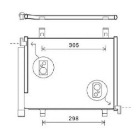 Comprar Condensador, aire acondicionado de DIEDERICHS DCC1863 a bajo precio de 109,37 €