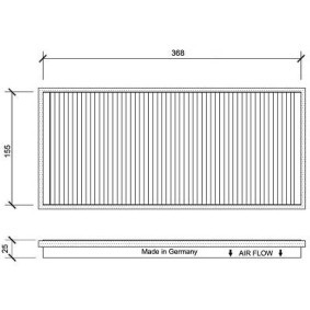 Innenraumfilter DCI0025 von DIEDERICHS günstig für 16,11 € online kaufen