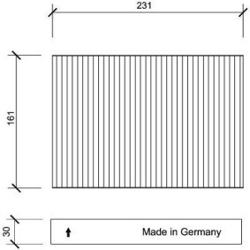 Innenraumfilter für NISSAN von DIEDERICHS