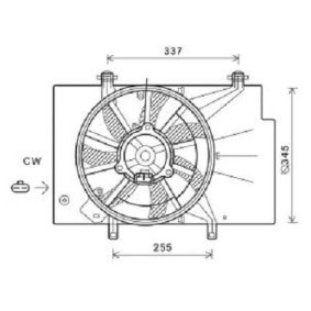 Compre Ventilador de radiador da DIEDERICHS DCL1108 a um preço baixo por 91,50 €
