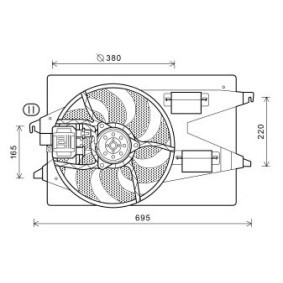 Compre Ventilador de radiador da DIEDERICHS DCL1113 a um preço baixo por 115,56 €