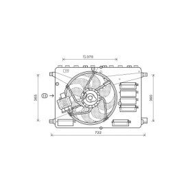 Compre Ventilador de radiador da DIEDERICHS DCL1125 a um preço baixo por 271,54 €