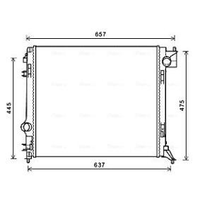 Comprar Radiador, refrigeración del motor de AVA COOLING SYSTEMS DN2424 a bajo precio de 252,12 €