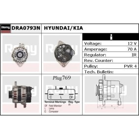 Lichtmaschine DRA0793N von DELCO REMY günstig für 186,71 € online kaufen