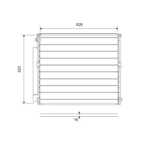 Comprar Condensador, aire acondicionado de VALEO 814203 a bajo precio de 141,52 €