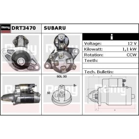 Anlasser für SUBARU von DELCO REMY