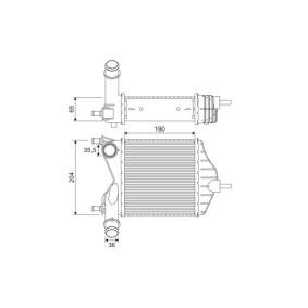 Köp Intercooler av VALEO 817882 till det låga priset 1996,62 kr