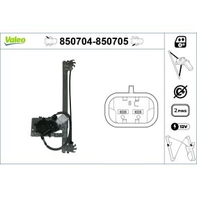 Acquista Alzacristallo da VALEO 850704 a buon mercato per soli 443,62 €