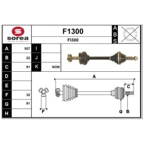 Compre Veio de transmissão da SNRA F1300 a um preço baixo por 100,53 €