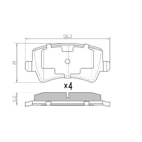 Achetez des Plaquettes de frein FREMAX FBP-1497 à prix pour 40,89 €