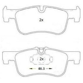 Achetez des Plaquettes de frein FREMAX FBP-1882 à prix pour 33,93 €