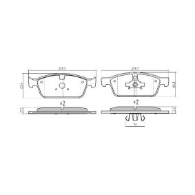 Achetez des Plaquettes de frein FREMAX FBP-1896 à prix pour 35,06 €