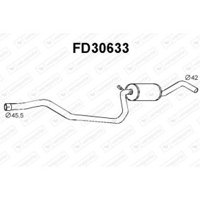 Comprar Silenciador delantero de VENEPORTE FD30633 a bajo precio de 88,63 €