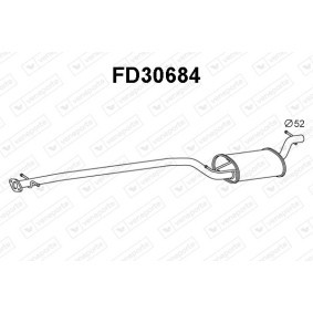 Comprar Silenciador delantero de VENEPORTE FD30684 a bajo precio de 117,06 €