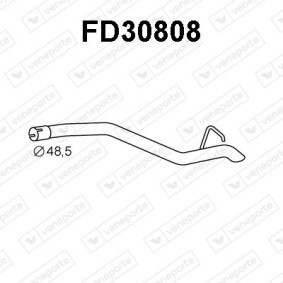 Comprar Tubo de escape de VENEPORTE FD30808 a bajo precio de 38,74 €