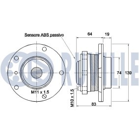 Comprar Polea tensora, correa dentada de RUVILLE 55438 a bajo precio de 89,02 €