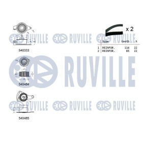 Spannrolle, Zahnriemen 56116 von RUVILLE günstig für 40,68 € online kaufen