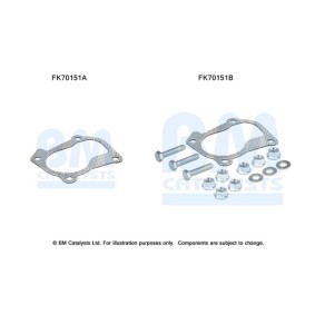 Achetez des Kit d'assemblage, tuyau d'échappement BM CATALYSTS FK70151 à prix pour 7,61 €