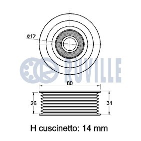 Wasserpumpe 65210 von RUVILLE günstig für 42,76 € online kaufen