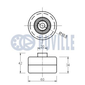 Wasserpumpe 68623 von RUVILLE günstig für 56,00 € online kaufen