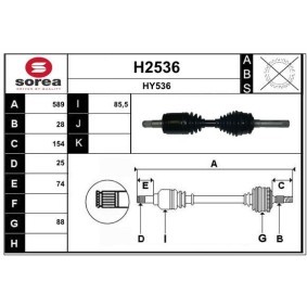 Compre Veio de transmissão de SNRA online para GALLOPER II (JK-01) a preços moderados