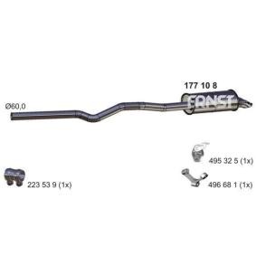Compre Silenciador de escape de ERNST online para Transporter T6 Bus (SGB, SGJ, SHB, SHJ, SGG) a precios moderados