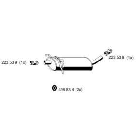 Mittelschalldämpfer 350051 von ERNST günstig für 133,46 € online kaufen