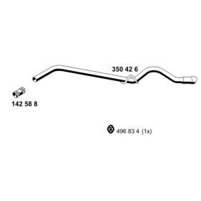 Compre Tubo de escape de ERNST online para Clase A (W169) a precios moderados