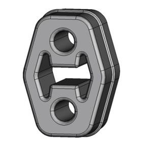 Achetez des Silent-bloc d'échappement de chez ERNST en ligne pour Toledo IV 3/5 portes (KG3) à prix modérés