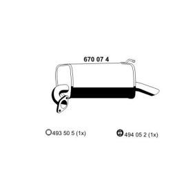 Compre Silenciador de escape de ERNST online para 6 Station Wagon (GY) a precios moderados