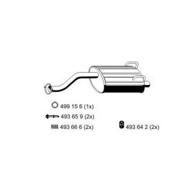 Achetez des Silencieux arrière ERNST 680127 à prix pour 136,37 €