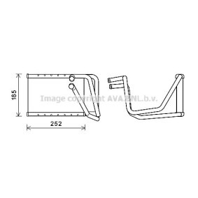 Wärmetauscher, Innenraumheizung HY6438 von PRASCO günstig für 123,29 € online kaufen