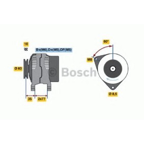 Acquista Alternatore da BOSCH 0 123 310 055 a buon mercato per soli 510,15 €