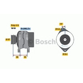 Compre Alternador da BOSCH 0 123 500 004 a um preço baixo por 508,87 €