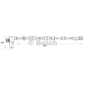 Osta ABS-anturi BOSCH:llä 0 265 006 207 edullisesti hintaan 78,53 €