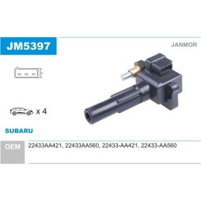 Zündspule JM5397 von JANMOR günstig für 41,18 € online kaufen