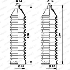 Acquista Kit soffietto, Sterzo da MOOG K150256 a buon mercato per soli 12,55 €