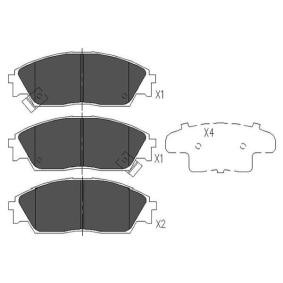 Bremsbeläge KBP-2022 von KAVO PARTS günstig für 24,48 € online kaufen