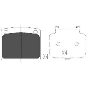 Bremsbeläge KBP-2038 von KAVO PARTS günstig für 15,65 € online kaufen